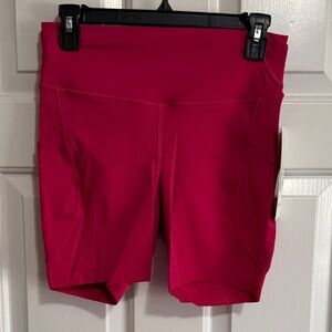 Lululemon Fast & Free HR Short 6” with Pockets- Passionate